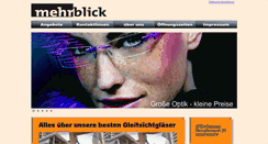 Desktop Screenshot of mehrblick.eu