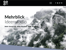 Tablet Screenshot of mehrblick.at